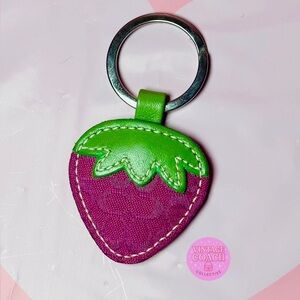 Coach strawberry charm